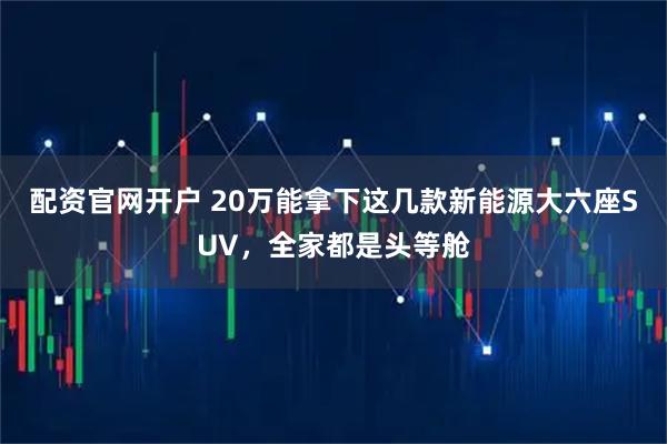 配资官网开户 20万能拿下这几款新能源大六座SUV，全家都是头等舱
